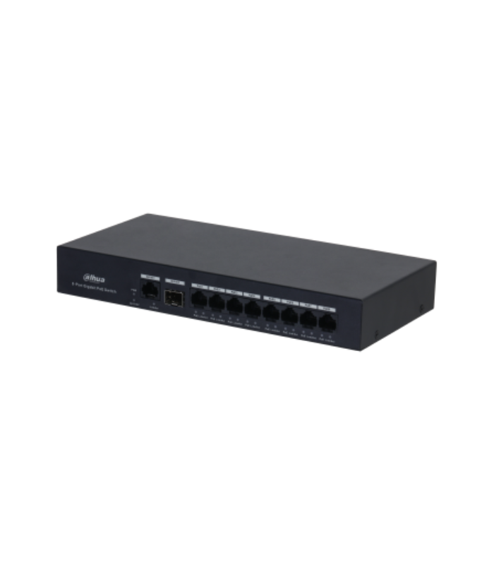 10-Port Economical Gigabit Switch with 8-Port PoE