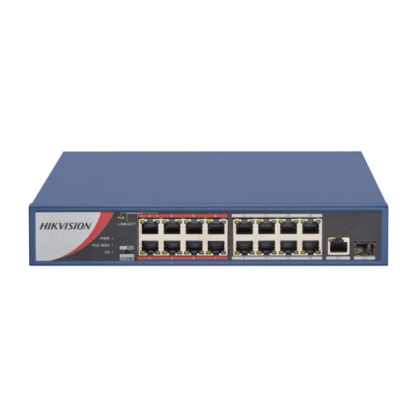 16 Port Fast Ethernet Unmanaged POE Switch