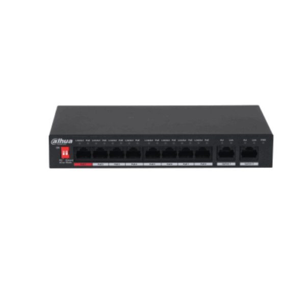 Fast Ethernet Switch with 8-Port PoE / 2Gig Uplink