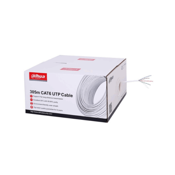 PURE COPPER 305m UTP CAT6 CPR E/UL CM Cable