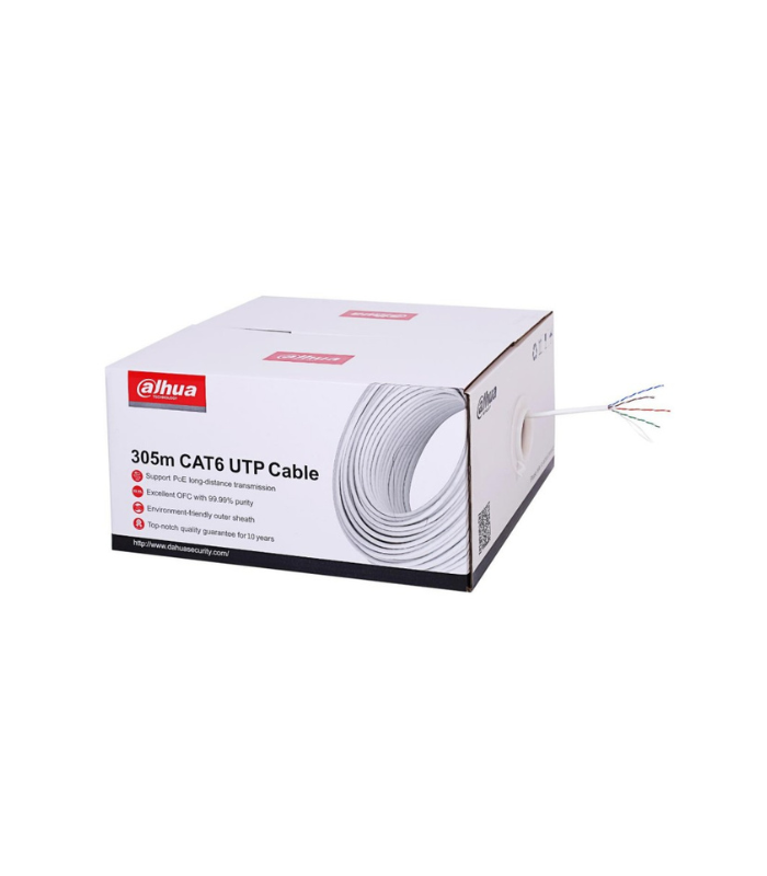 PURE COPPER 305m UTP CAT6 CPR E/UL CM Cable