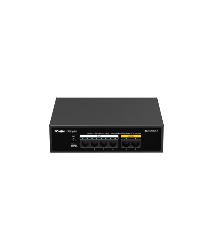 6-Port 10/100 Mbps Unmanaged PoE Switch